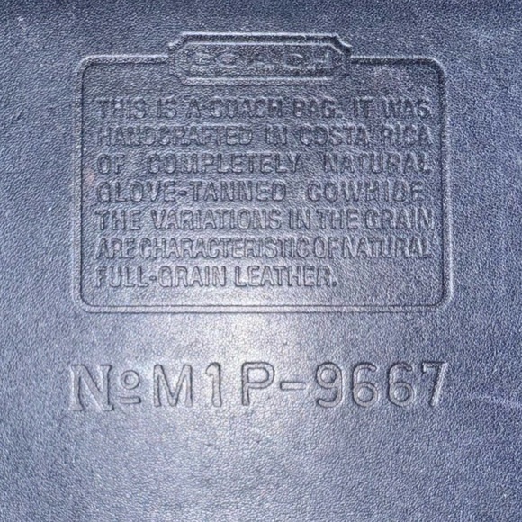 ❤️SOLD❤️Vintage Coach Spectator Navy Blue City Bag 9667 - Picture 8 of 9